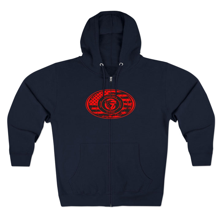 CG OUTLAW RED BLACK /DONT BE A BITCH ZIP UP