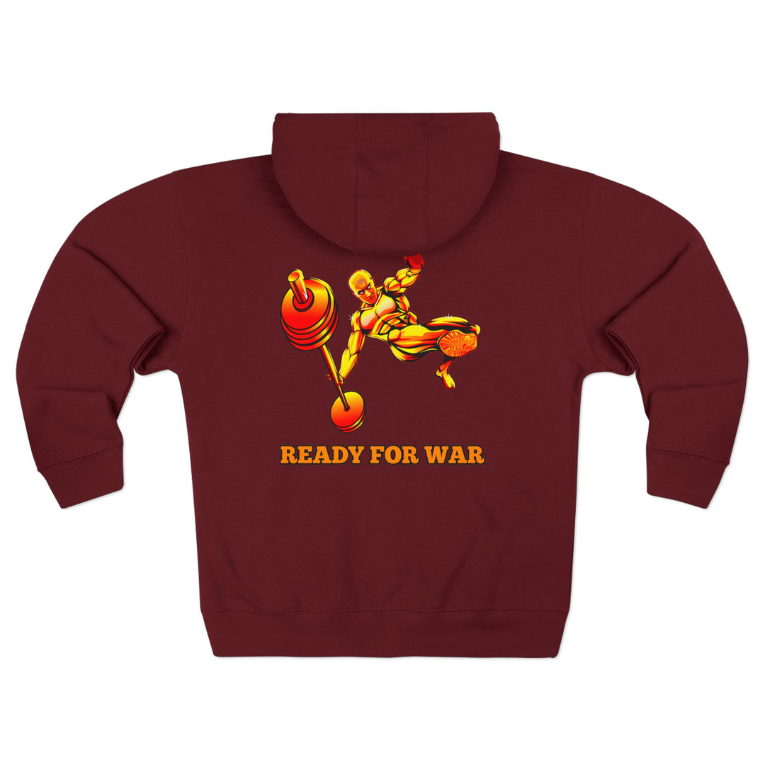 CG MAC JUMP GOLD RED /READY FOR WAR ZIP UP