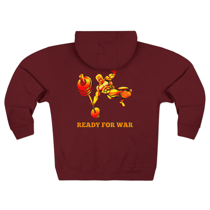 CG MAC JUMP GOLD RED /READY FOR WAR ZIP UP