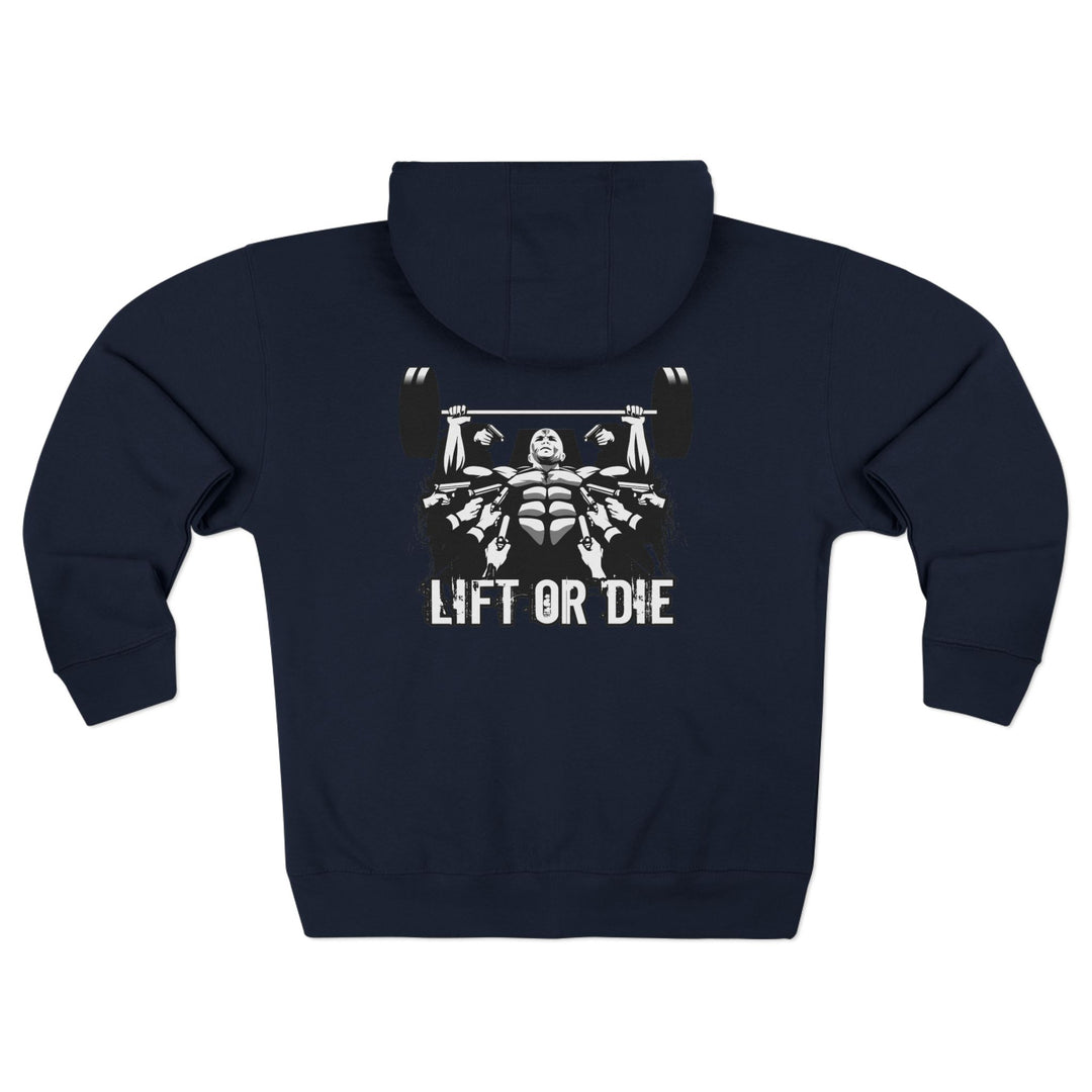 MAC WICK LIFT BLACK WHITE/LIFT OR DIE ZIP UP