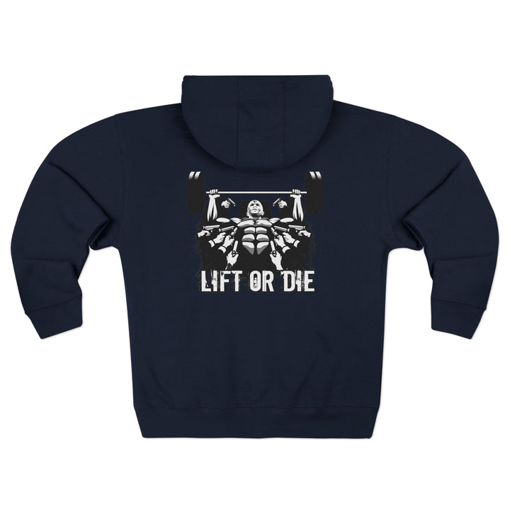 MAC WICK LIFT BLACK WHITE/LIFT OR DIE ZIP UP