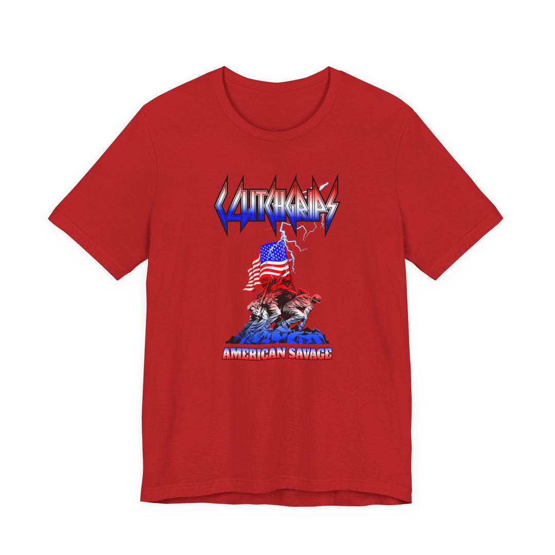 CG PATRIOT FREEDOM SHIRT RED WHITE BLUE FADE /AMERICAN SAVAGE