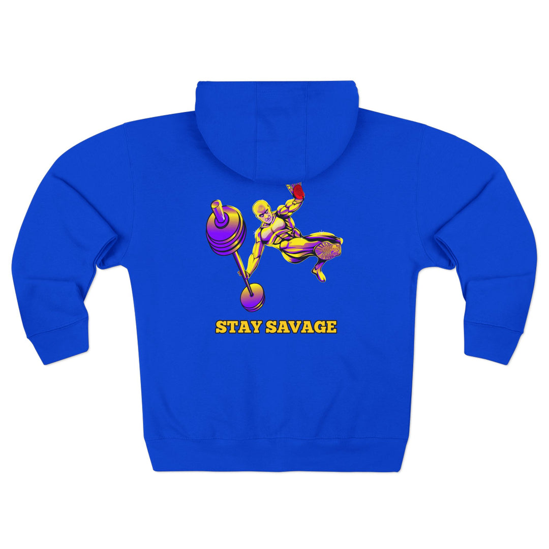 CG MAC JUMP PURPLE GOLD /STAY SAVAGE ZIP UP