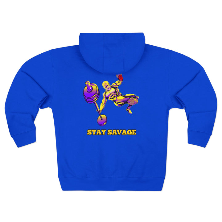 CG MAC JUMP PURPLE GOLD /STAY SAVAGE ZIP UP