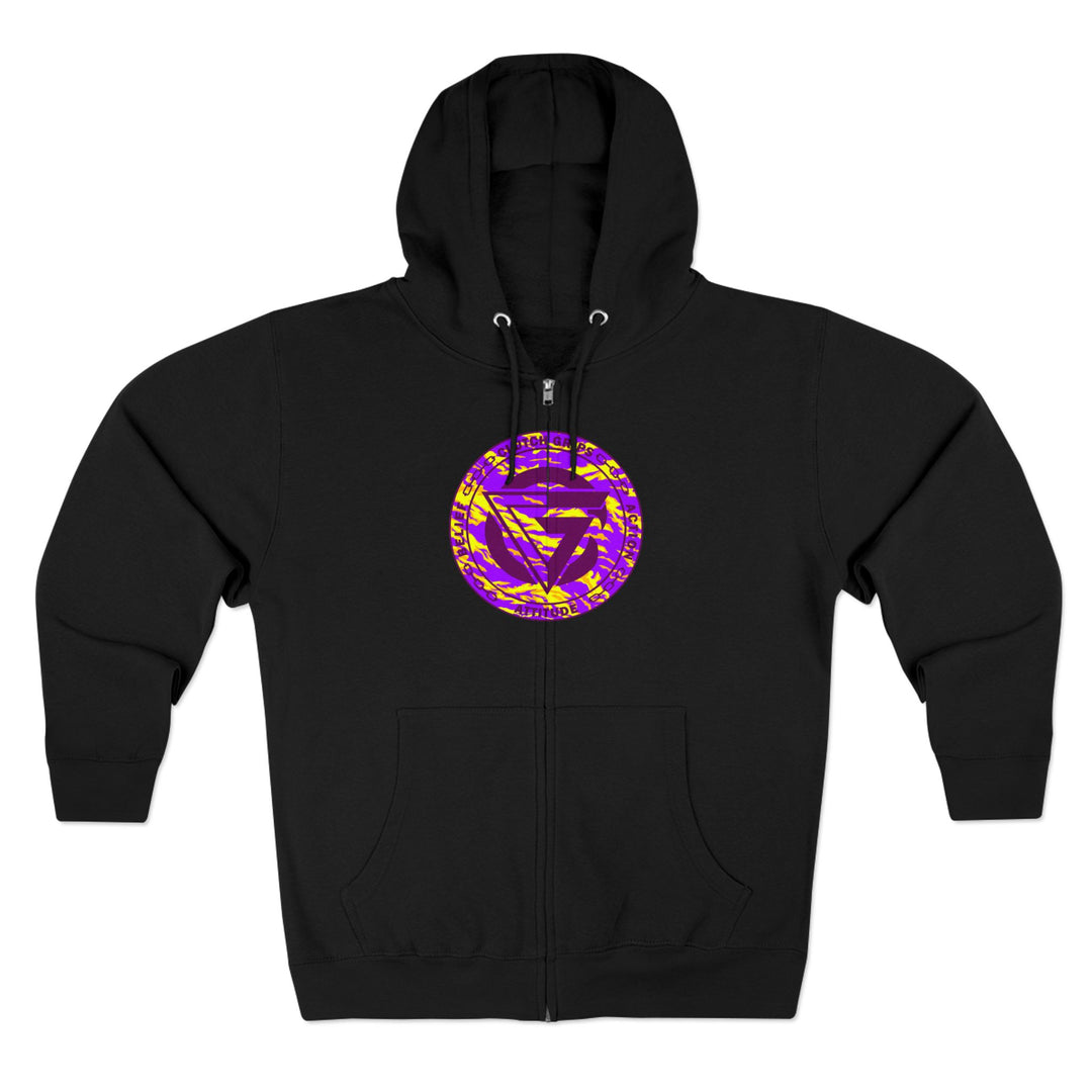 CG MAC JUMP PURPLE GOLD /STAY SAVAGE ZIP UP