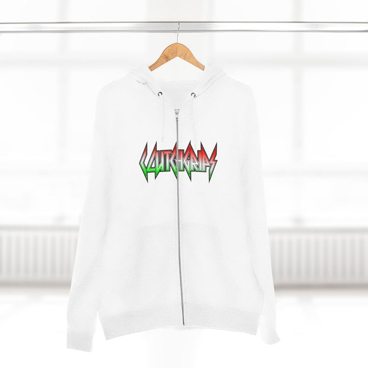 CG SKULLATOR SGL BELL DRAGON TIGER RED WHITE GREEN FADE /STAY SAVAGE ZIP UP