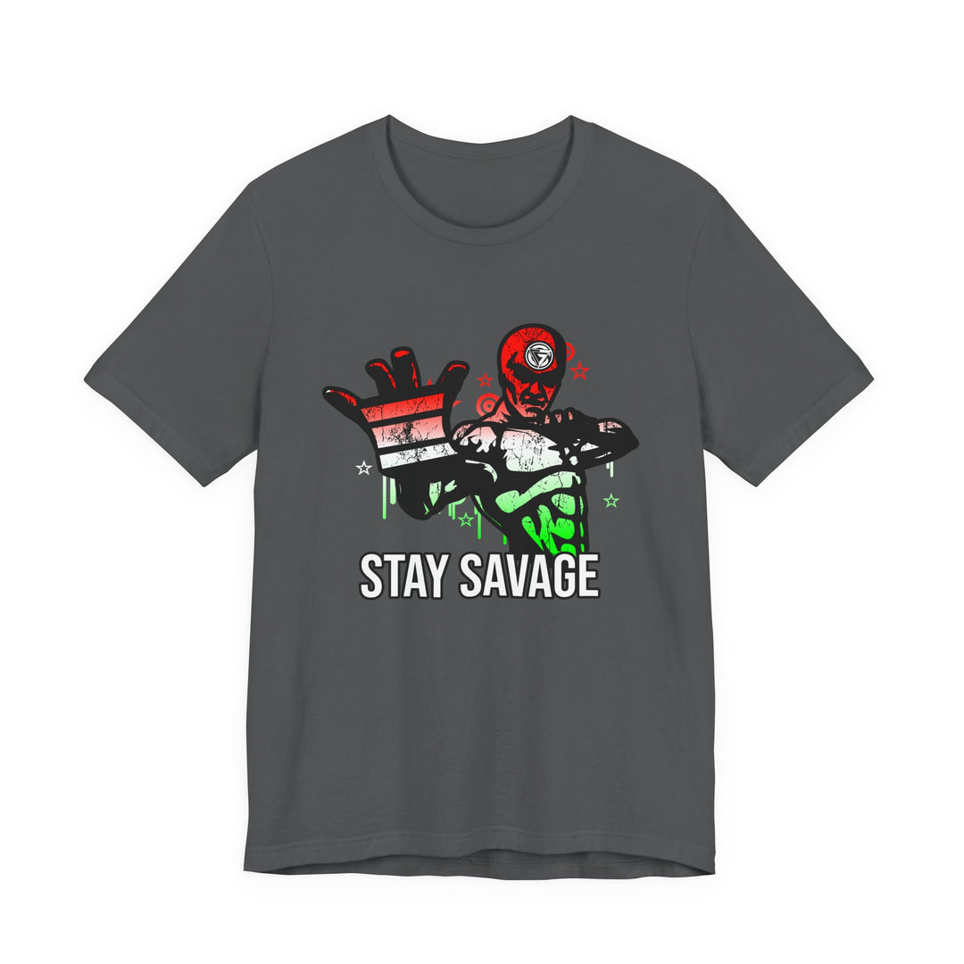GRIP MASTER MAC RED WHITE GREEN FADE /STAY SAVAGE