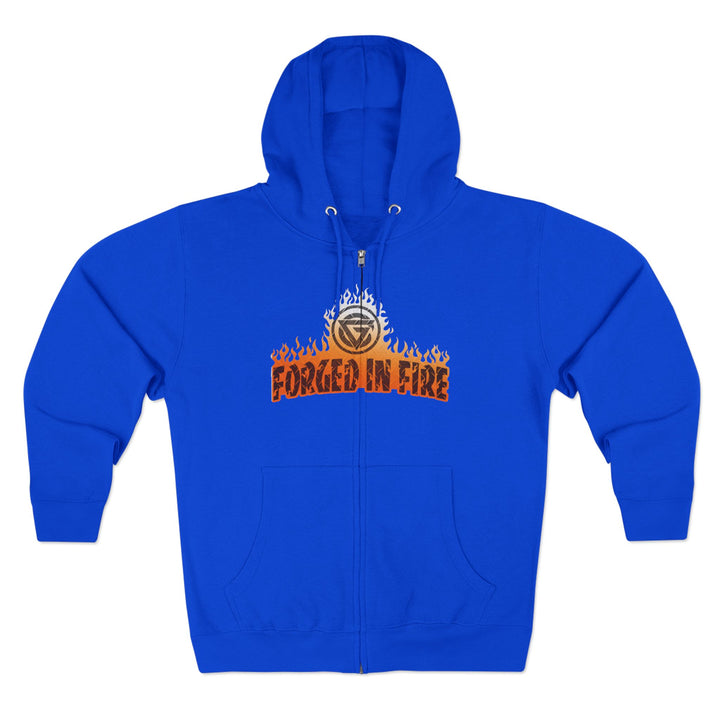 CG SKULLATOR SGL BELL DRAGON TIGER ORANGE WHITE  FADE /READY FOR WAR ZIP UP
