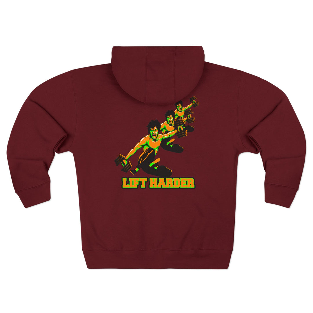 CG LIFT KICK ORANGE GREEN/LIFT HARDER ZIP UP