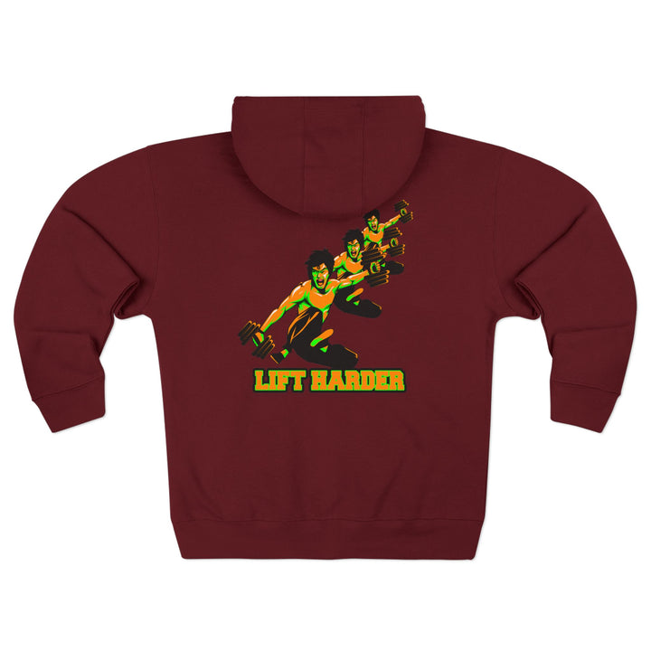 CG LIFT KICK ORANGE GREEN/LIFT HARDER ZIP UP