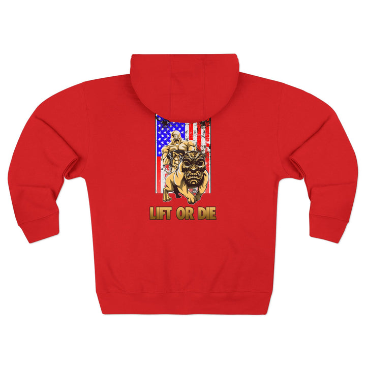 CG ANGRY DG USA BULLET PROOF /LIFT OR DIE ZIP UP
