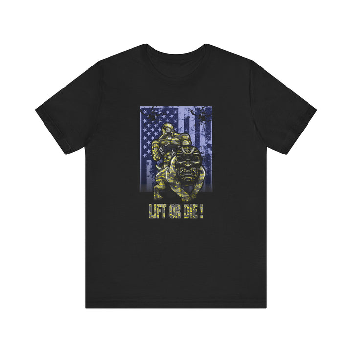 ANGRY DOG YELLOW CAMO FLAG/LIFT OR DIE