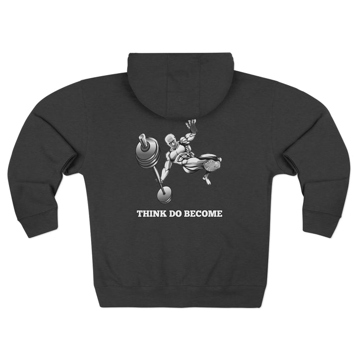 CG MAC JUMP WHITE /THINK DO BECOME ZIP UP
