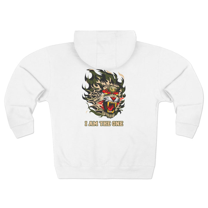 CG TIGER FLAME SAND/GREEN ARMY TIGER/I AM THE ONE ZIP UP