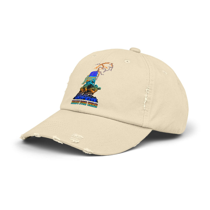 AMERICAN WARRIOR BLUE ORANGE AQUA/READY FOR WAR CAP