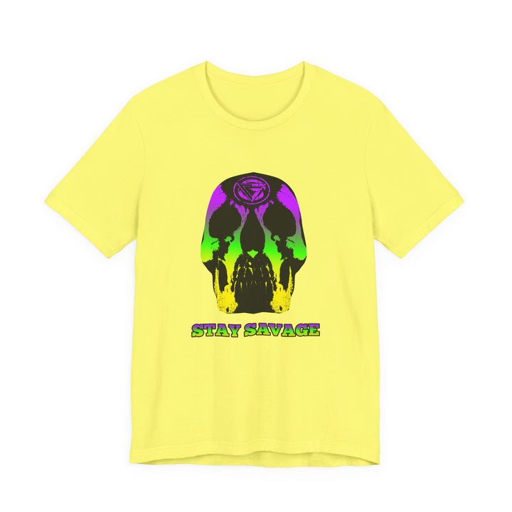 SKULLATOR YELLOW GREEN PURPLE /STAY SAVAGE