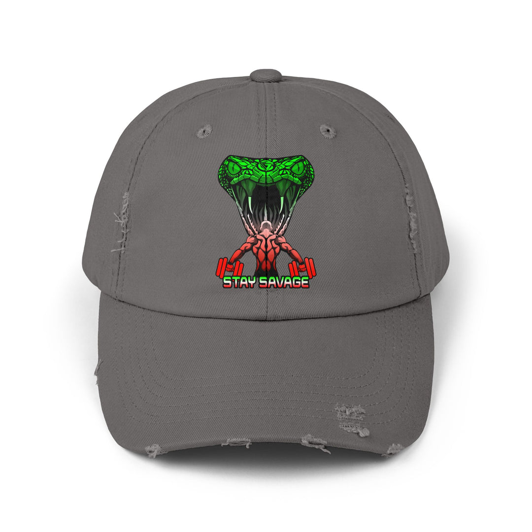 MAN VS VIPER RED WHITE GREEN FADE /STAY SAVAGE CAP