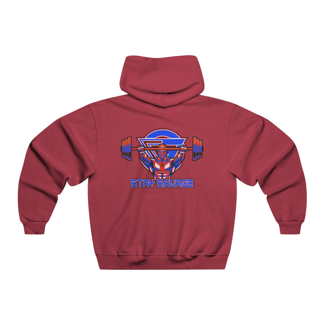 ENTER THE MAC RED BLUE /STAY SAVAGE ZIP UP