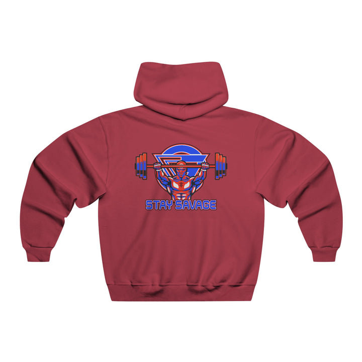ENTER THE MAC RED BLUE /STAY SAVAGE ZIP UP