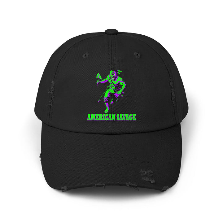 MAC BRAVE PURPLE GREEN /AMERICAN SAVAGE CAP