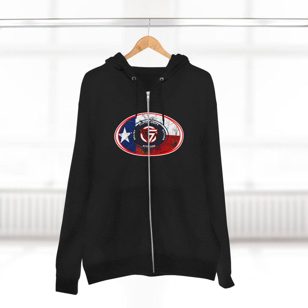 CG SKULL RED WHITE BLUE/STAY SAVAGE ZIP UP