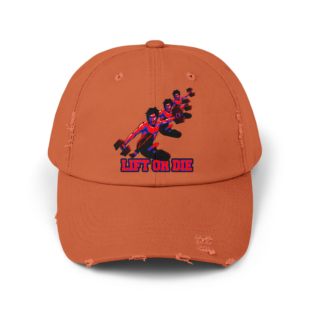 MAC LEE LIFT KICK RED BLUE /LIFT OR DIE CAP