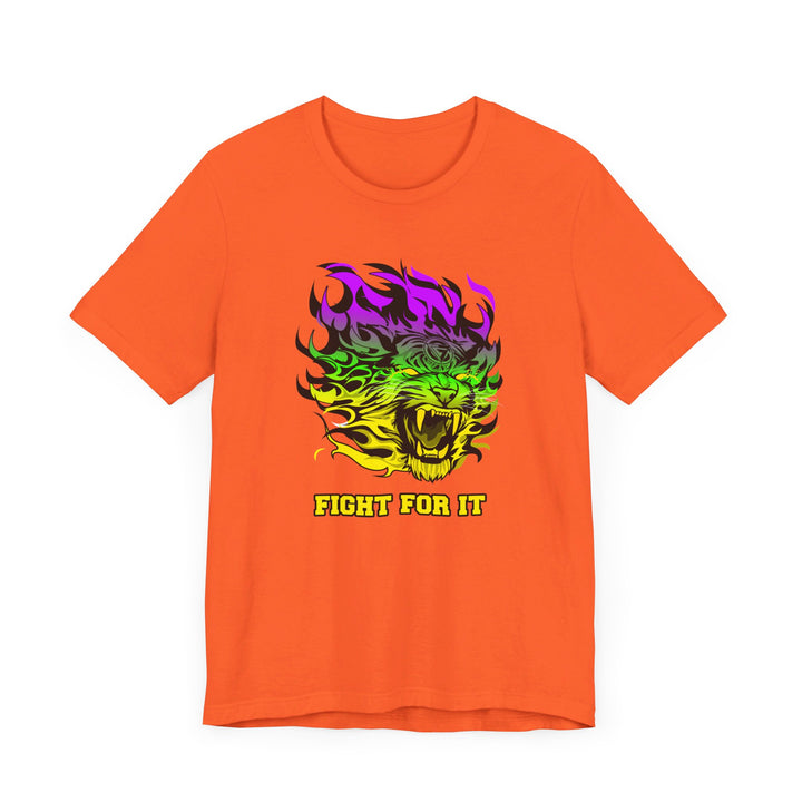 TIGER FLAME YELLOW GREEN PURPLE /FIGHT FOR IT