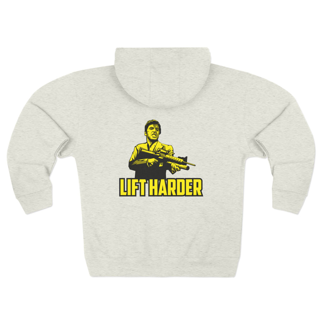 CG FINAL BOSS YELLOW/LIFT HARDER ZIP UP