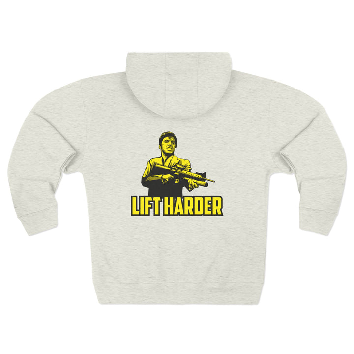 CG FINAL BOSS YELLOW/LIFT HARDER ZIP UP