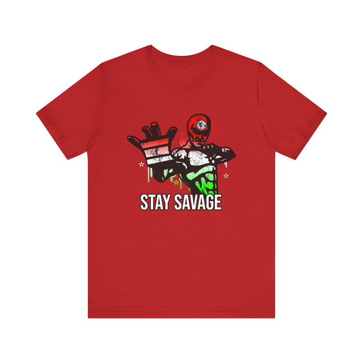 GRIP MASTER MAC RED WHITE GREEN FADE /STAY SAVAGE