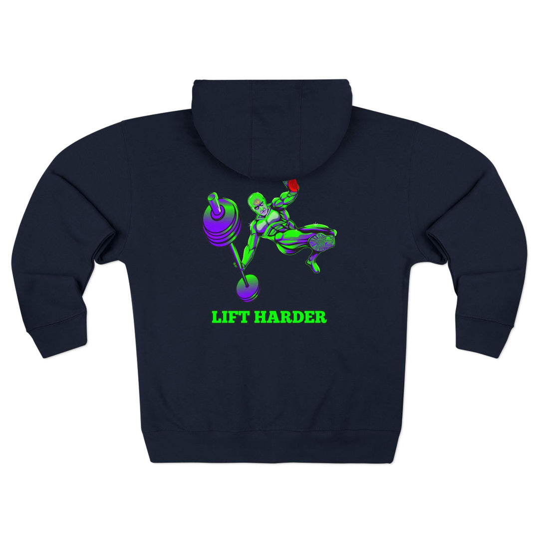 CG MAC JUMP PURPLE GREEN/LIFT HARDER ZIP UP