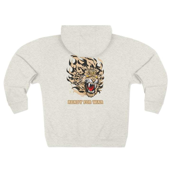 CG TIGER FLAME DESERT SAND /READY FOR WAR  ZIP UP