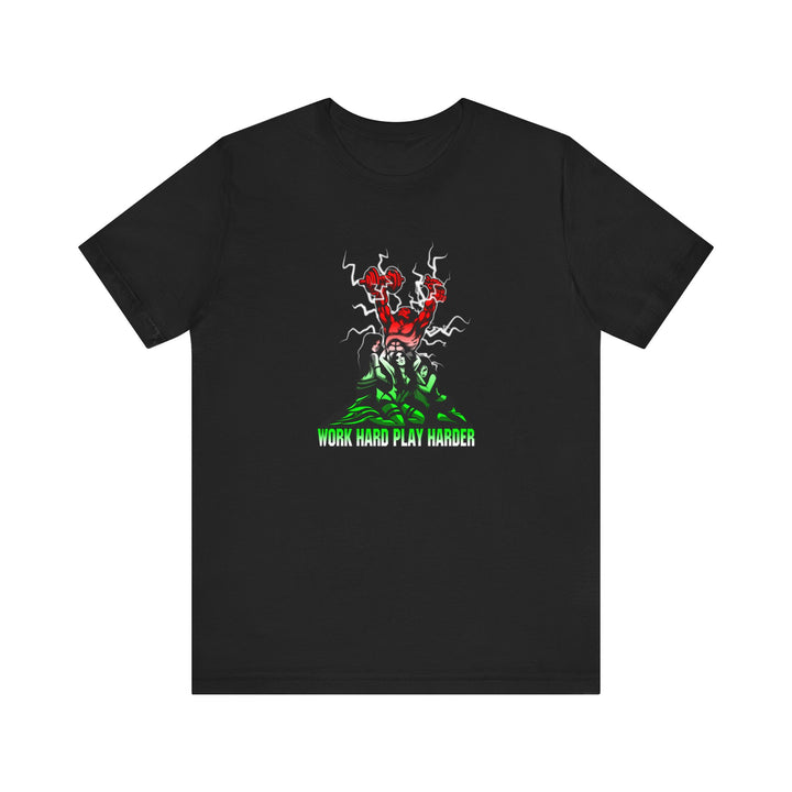 CG CONFIDENCE RED WHITE GREEN FADE /WORK HARD PLAY HARDER
