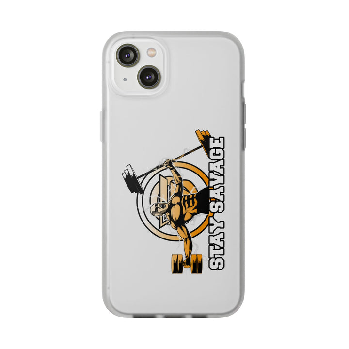 SPARTAN LIFT ORANGE WHITE PHONE CASE/STAY SAVAGE
