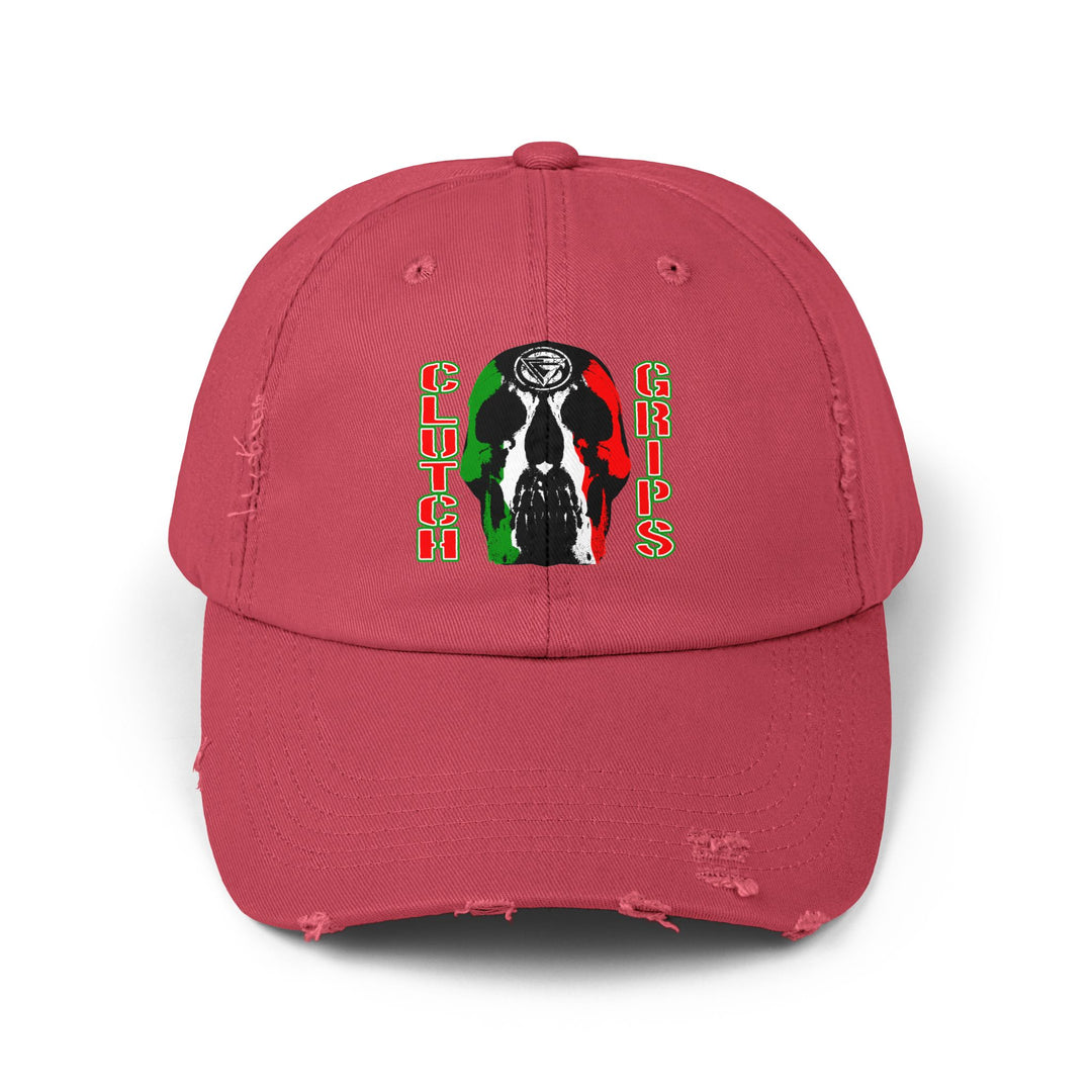 CG SKULL RED WHITE GREEN CAP