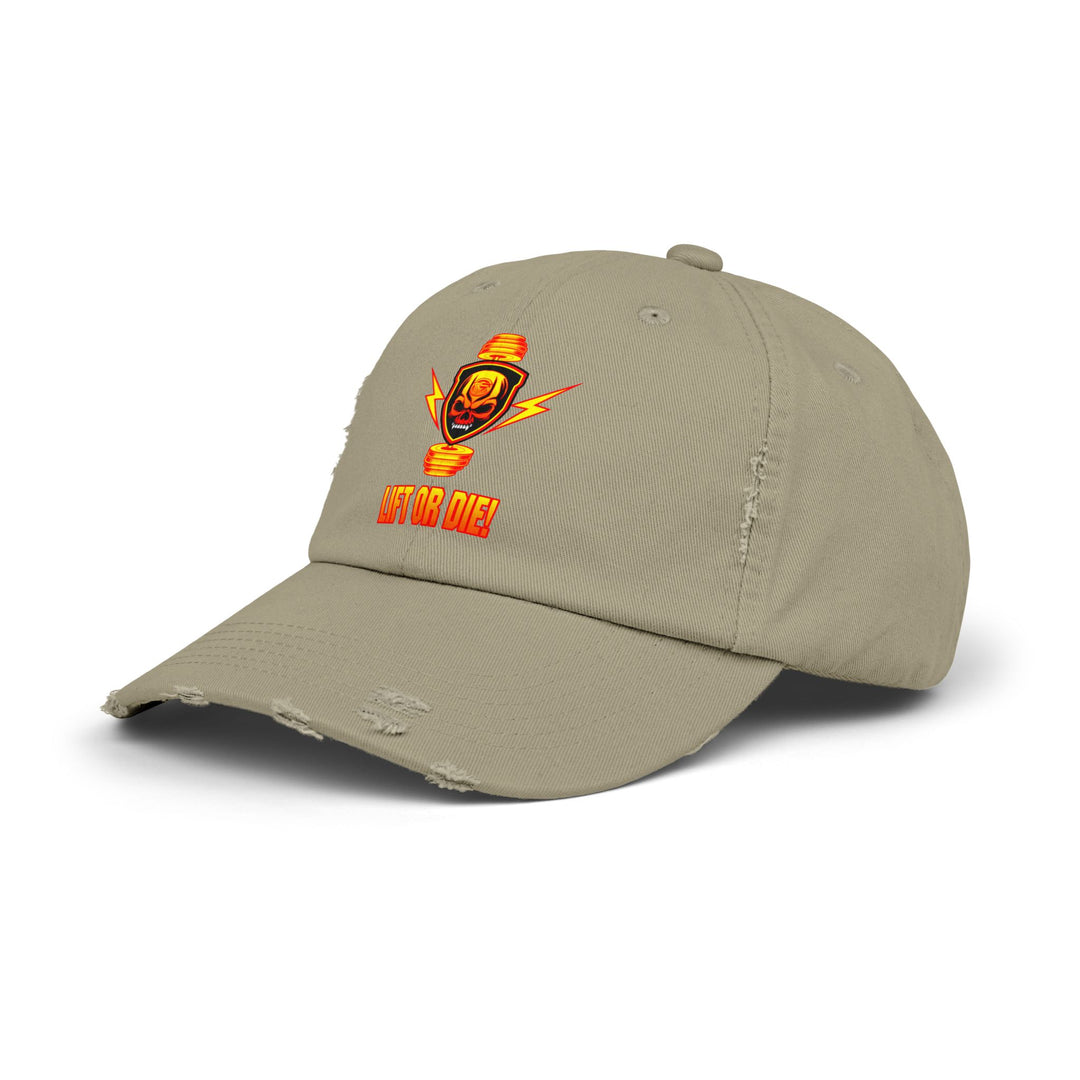 CG SKULL BELL SGL ORANGE GOLD /LIFT OR DIE CAP