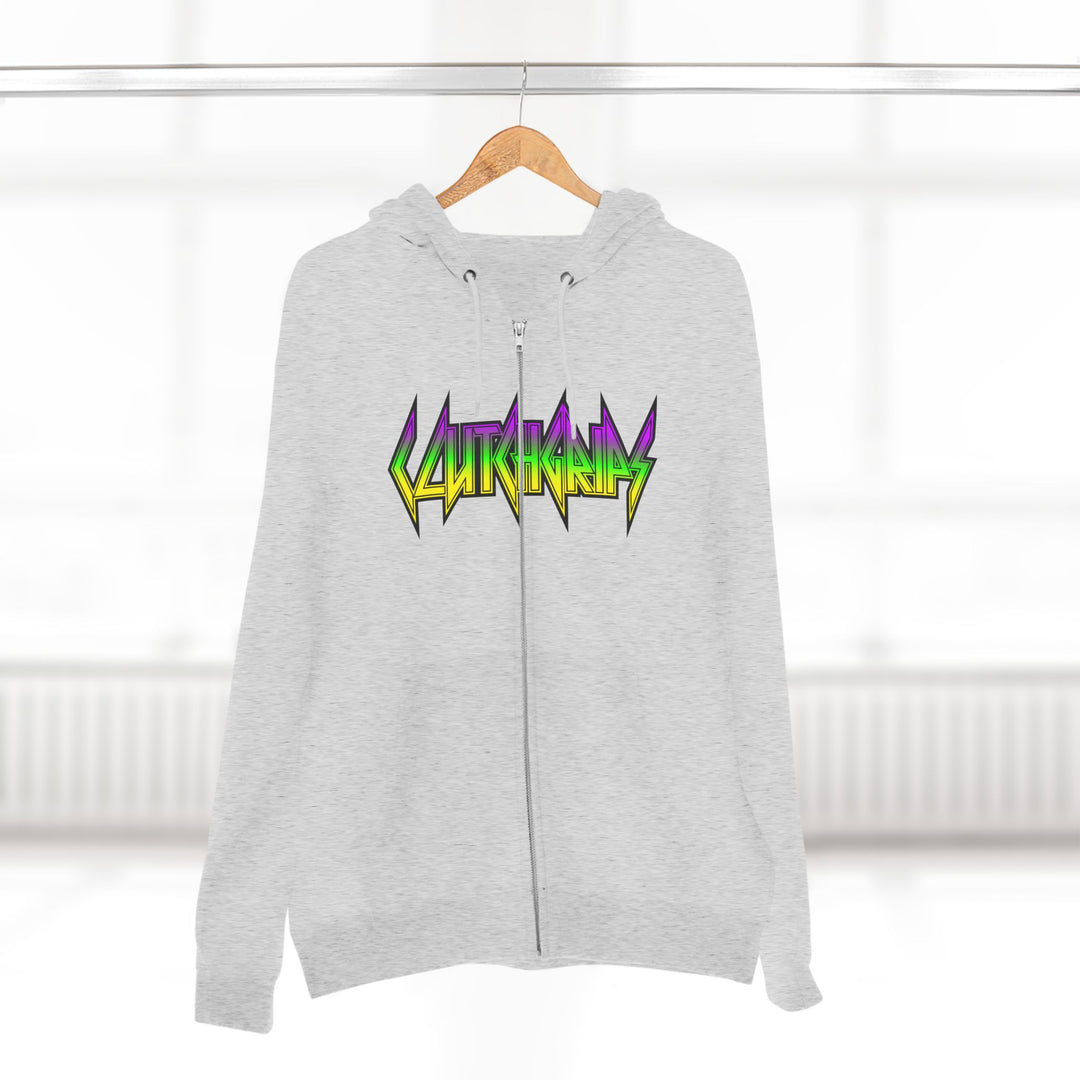 CG LIFT KICK YELLOW GREEN PURPLE FADE /KILL OR BE KILLED ZIP UP