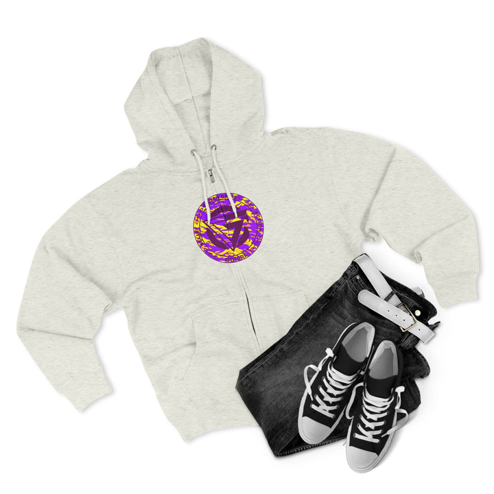 CG MAC JUMP PURPLE GOLD /STAY SAVAGE ZIP UP