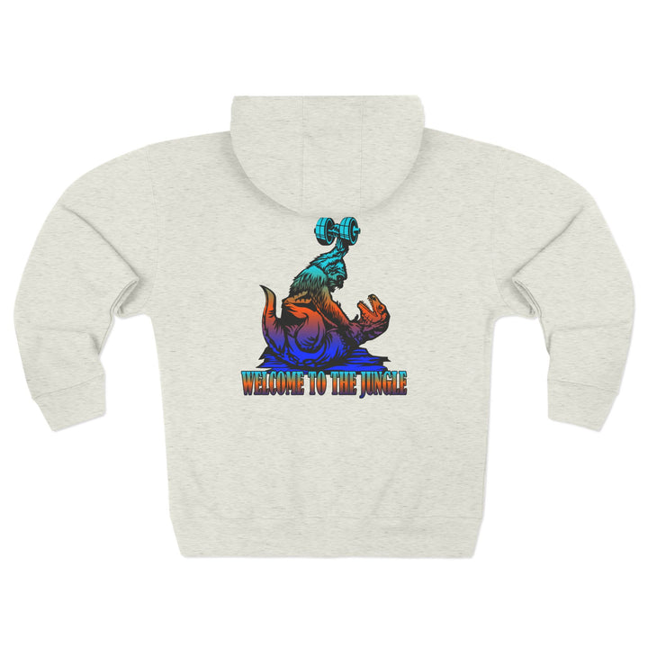 CG APE VS ZILLA BLUE ORANGE AQUA /WELCOME TO THE JUNGLE ZIP UP