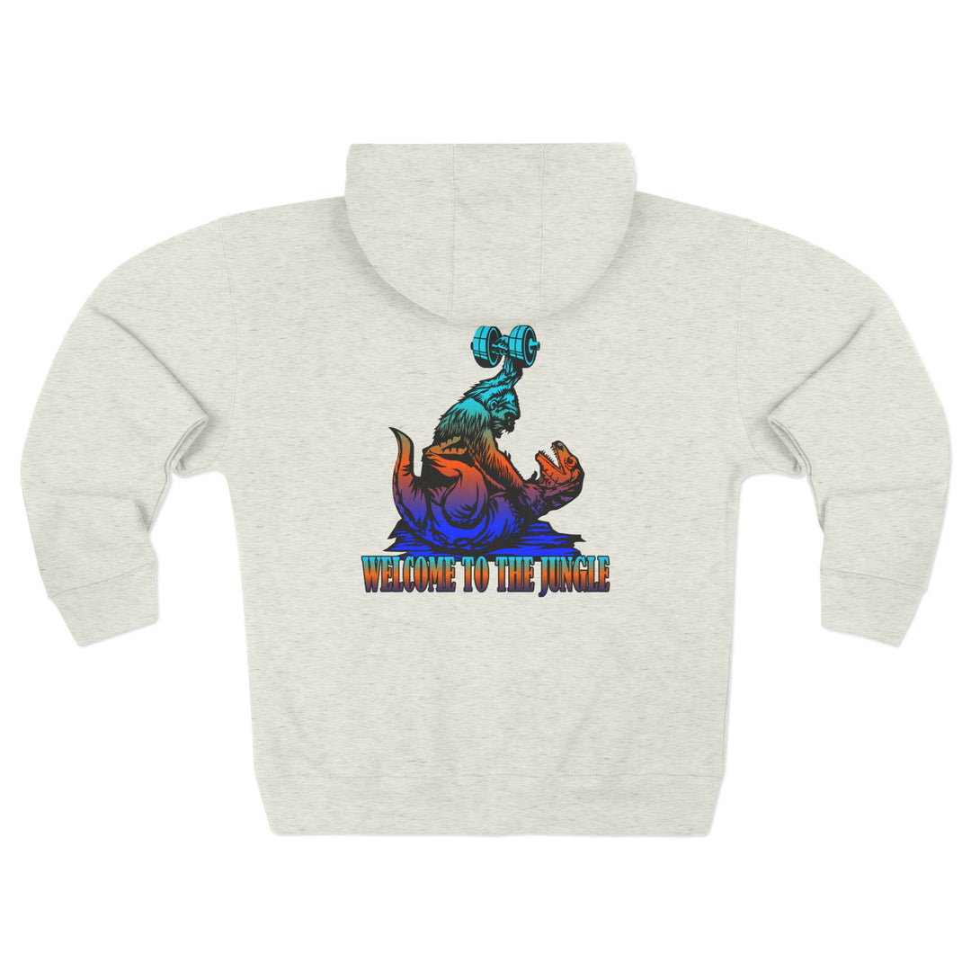 CG APE VS ZILLA BLUE ORANGE AQUA /WELCOME TO THE JUNGLE ZIP UP