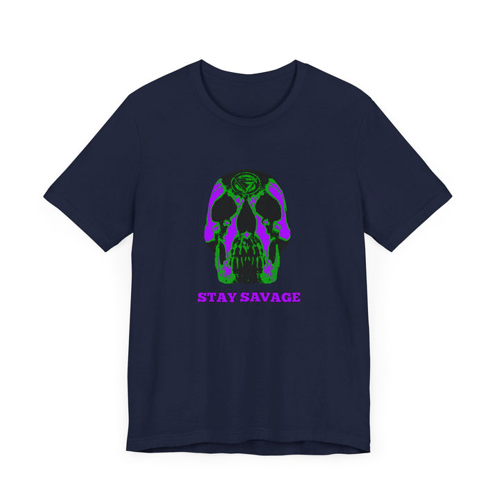 SKULLATOR PURPLE GREEN  /STAY SAVAGE