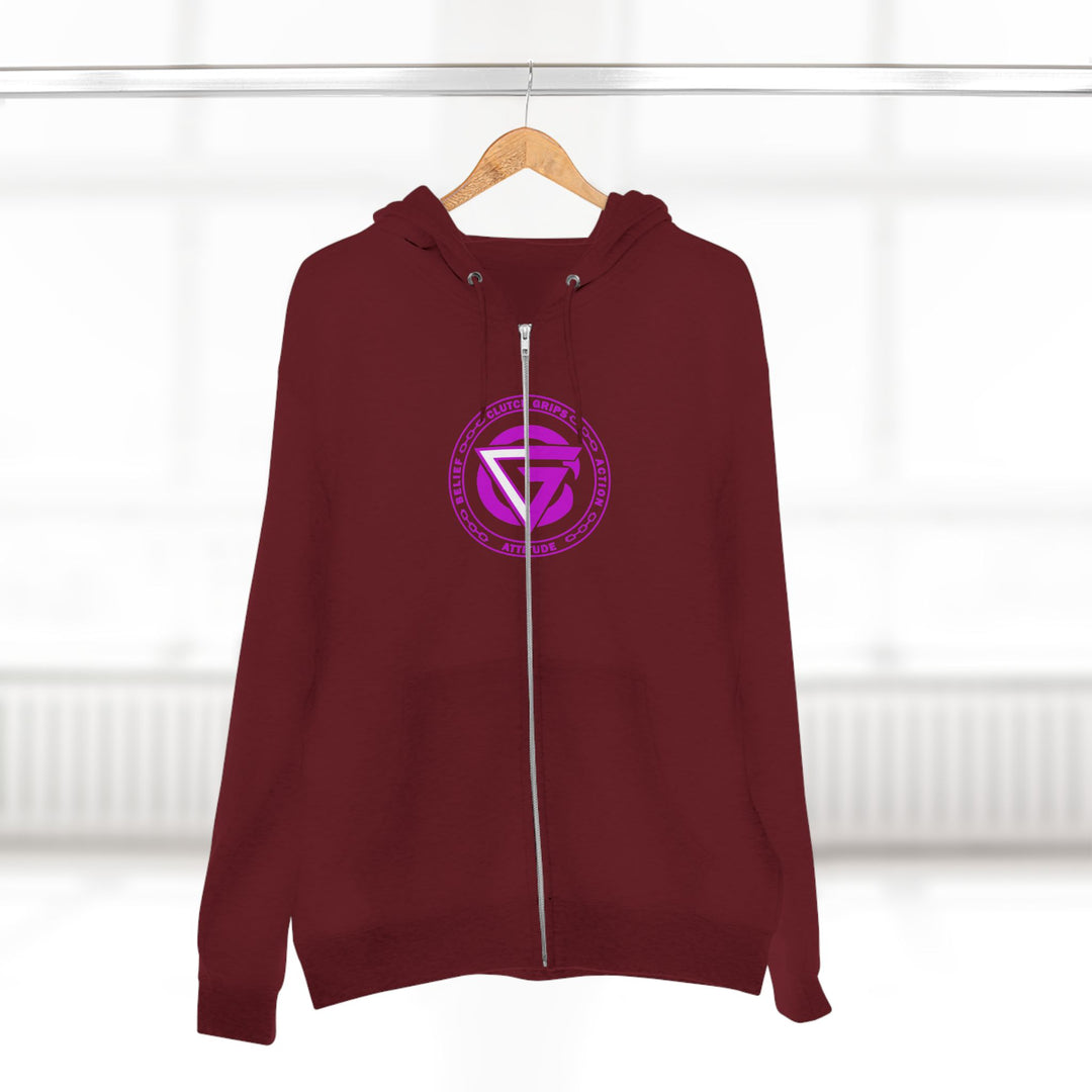 CG SKULL PURPLE/LIFT OR DIE ZIP UP
