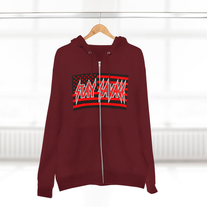 CG  NAVY SEAL TRIBUTE  RIP RED BLACK /DONT BE A BITCH ZIP UP