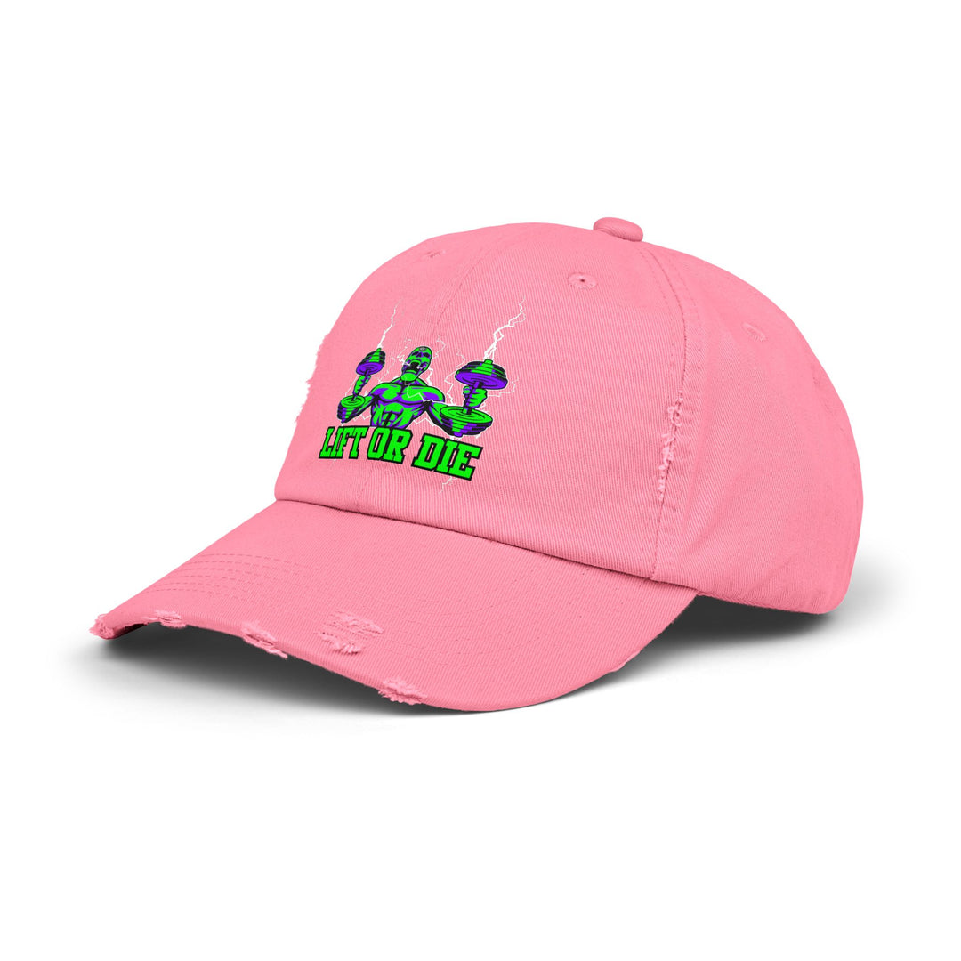 RIDE THE LIGHTNING HYPER PURPLE GREEN/LIFT OR DIE CAP