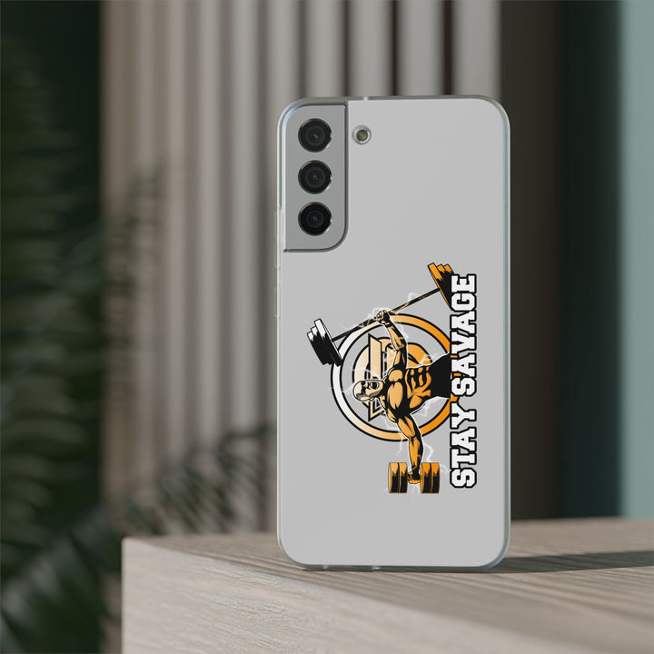 SPARTAN LIFT ORANGE WHITE PHONE CASE/STAY SAVAGE