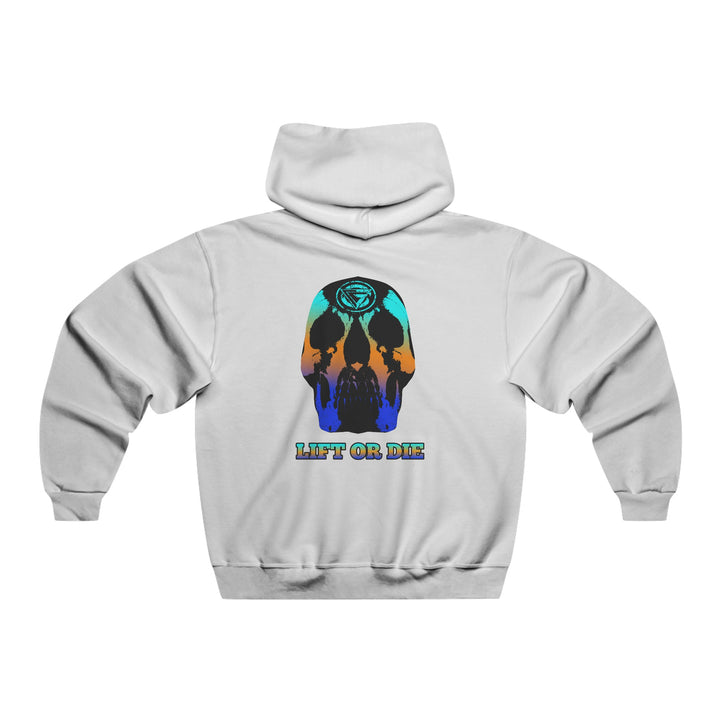 SKULLATOR-BLUE ORANGE AQUA FADE/LIFT OR DIE