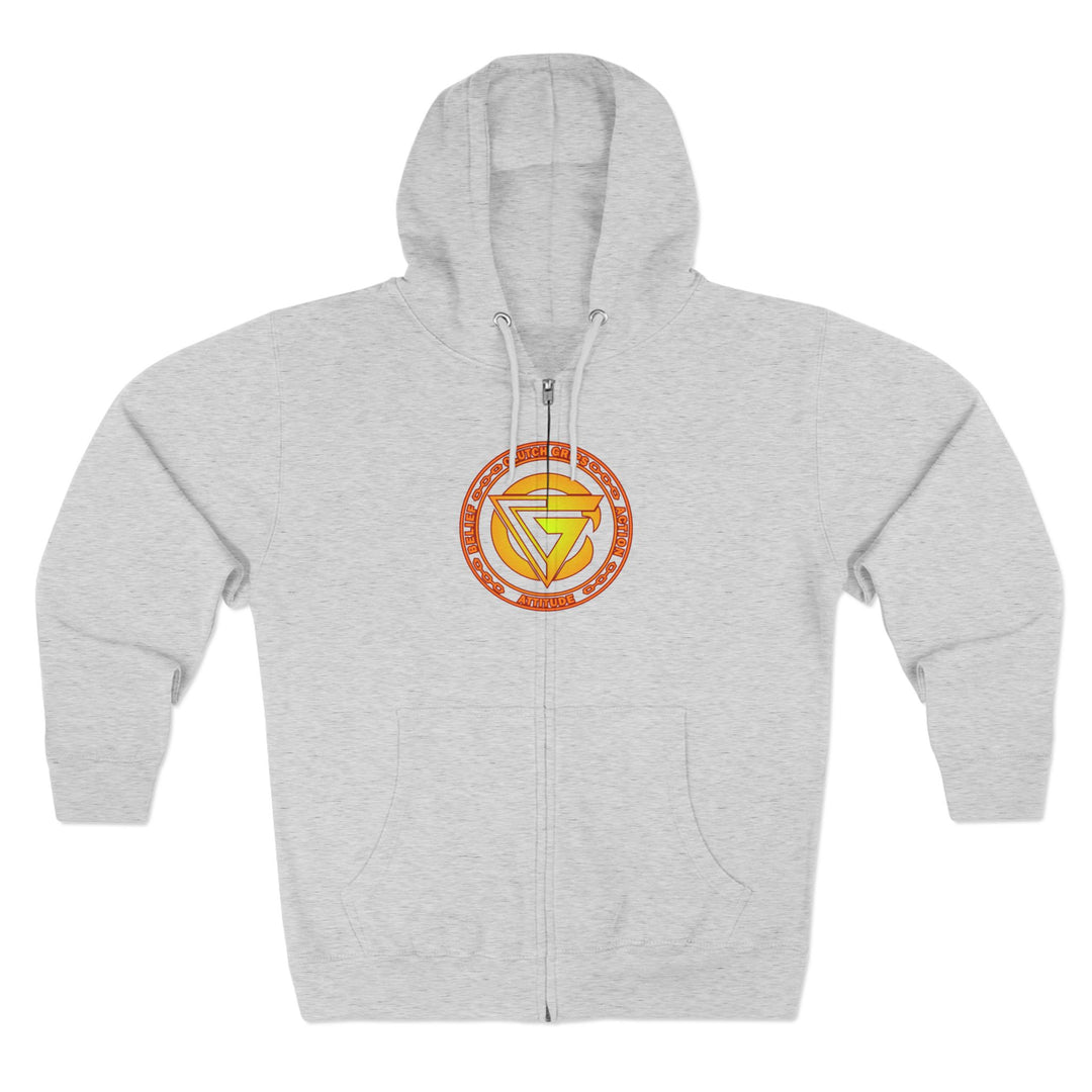 CG SKULL BANDIT ORANGE GOLD RED /I AM THE ONE ZIP UP