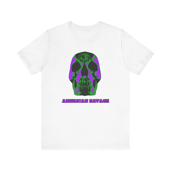 SKULLATOR PURPLE GREEN  /AMERICAN SAVAGE