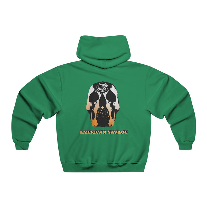 SKULLATOR- ORANGE WHITE FADE/AMERICAN SAVAGE