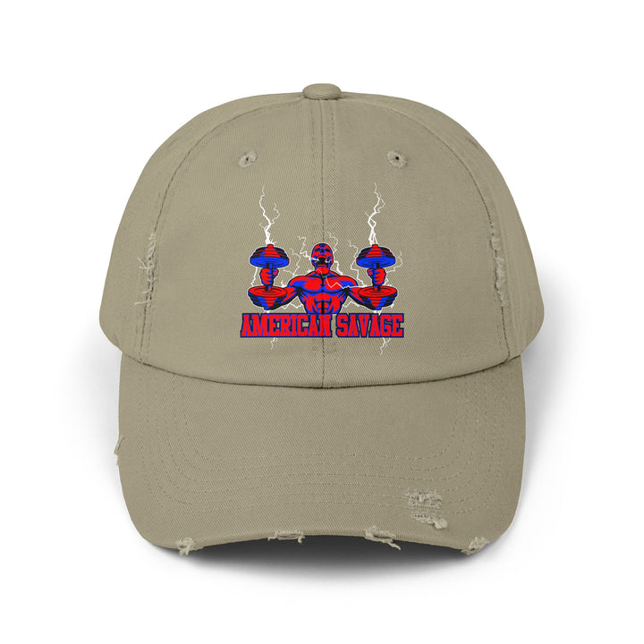 RIDE THE LIGHTNING HYPER RED BLUE /AMERICAN SAVAGE CAP
